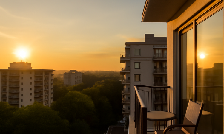 apartamento nascente ou poente