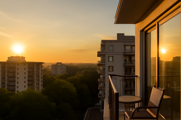apartamento nascente ou poente