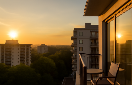 apartamento nascente ou poente